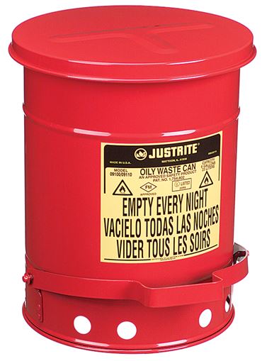 Fire-Containment Waste Can, 6-Gallon