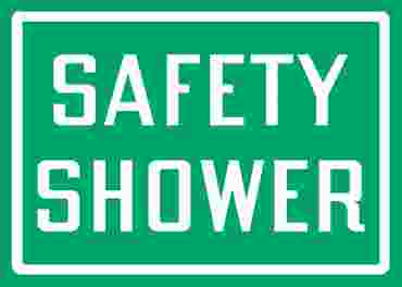 Safety Sign "Safety Shower"