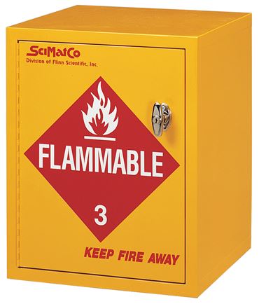 Flinn/SciMatCo® Benchtop Flammables Cabinet for Safer Chemical Storage
