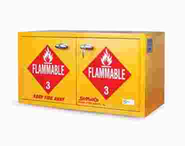 Flinn/SciMatCo® Mini Stak-a-Cab™ Flammables Cabinet with Self-Closing Doors for Safer Chemical Storage