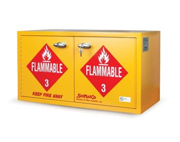 Flinn/SciMatCo® Mini Stak-a-Cab™ Flammables Cabinet with Self-Closing Doors for Safer Chemical Storage