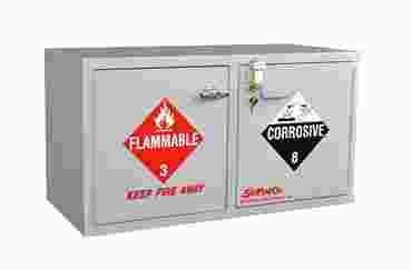 Flinn/SciMatCo® Mini Stak-a-Cab™ Flammables Cabinet with Self-Closing Doors for Safer Chemical Storage