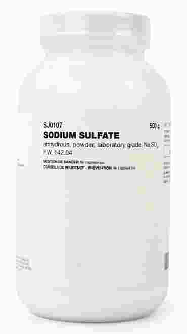 Sodium Sulfate Anhydrous Laboratory Grade 500 g