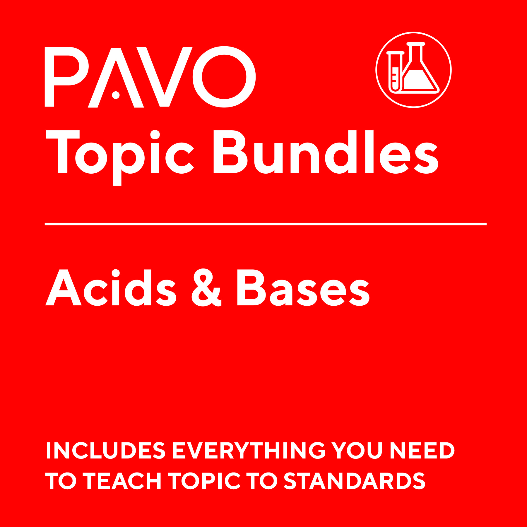 PAVO Bundle: Acids and Bases-PAV1020